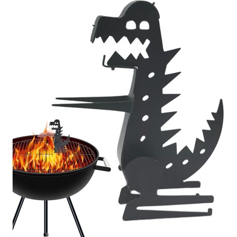 2 Stück Hotdog-Halter, Dinosaurier-Wursthalter, lustiges Grillzubehör, wiederverwendbares Grillwerkzeug, leichtes Küchenutensil, perfekt für Gartenpartys, Camping, (1/5)