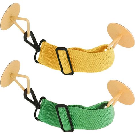 Sangle de porte pour animaux de compagnie réglable sans perçage, sangle de porte pour chien et chat à dégagement rapide (1/5)