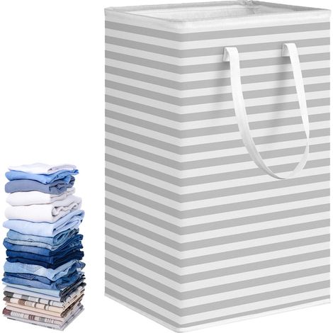 Panier À Linge - 75 L - Pliable - Poignée Portable - Imperméable - Pour Vêtements Et Jouets - 1 Pièce (1/5)