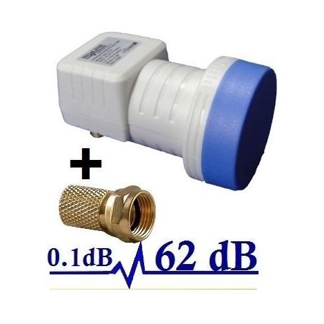 HD-LINE LNB SINGLE PRO 62db 0.1DB 1 TETE P…