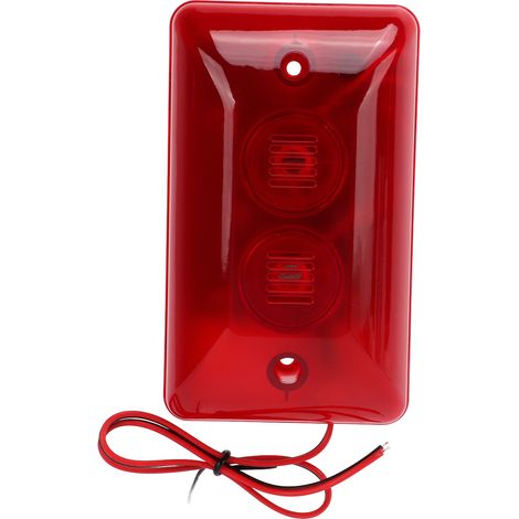 Alarme d'urgence avec LED intégrée, équipement de sécurité en plastique ABS pour toilettes, écoles et hôpitaux, 12 V
