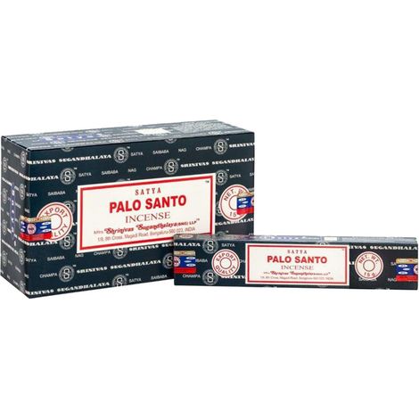 Encens Satya Palo Santo - 12 boites de 15 grammes (1/2)