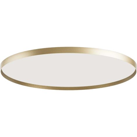 Plafonnier Acelia P/S 76W Led Intégré, Double Émission 120°, Température De Couleur Variable 3000K-4000K, Aluminium Doré - Gealuce (1/3)