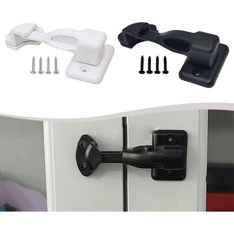 rotatif en nylon résistant verrou de porte sécurisé pour (1/4)