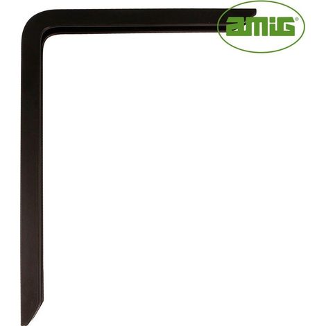 AMIG 4plus-250x150mm Maniglia in alluminio nero (D) (21110)