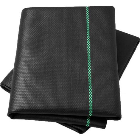 Agrotextile Anti-mauvaises Herbes - Polypropylène 70 G/m² - Noir - 0,8 x 10 M - Pour Jardin Et Agriculture (1/5)