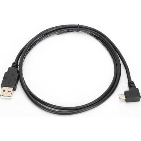 Câble de connexion micro USB vers USB coudé de 1 m (C0402) pour le transfert de données et la charge (1/5)