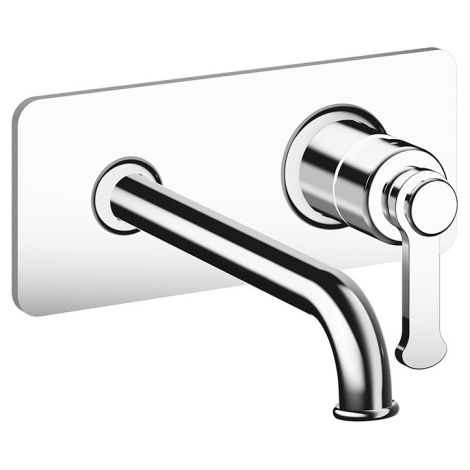 Mitigeur lavabo encastré avec plaque bec de 225 mm Chromé - CRISTINA ONDYNA FA25851