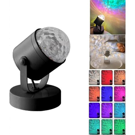 Lampe Velosphere, lampe d'ambiance romantique à effet holographique 3D effet vague d'eau (modèle de base) (1/5)