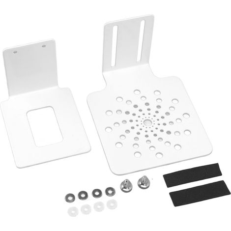 Support de balance pour machine à café en acier inoxydable, hauteur réglable, conception anti-fuite, support de pesage électronique pour machine à café, idéal pour la maison ou le bar, blanc.