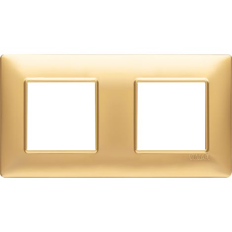 VIMAR - 14643.25 Placa 4M (2+2) int71 oro mate