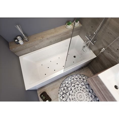 RIHO Lusso Plus bañeras rectangulares, con sistema de aire,