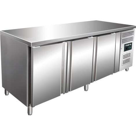 Table réfrigérée - 3 portes - Inox - Professionnel - Saro