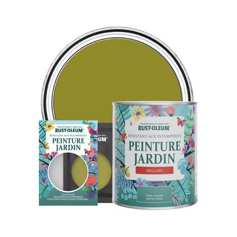 Peinture Jardin, Finition Brillante - Olive marinée (1/3)