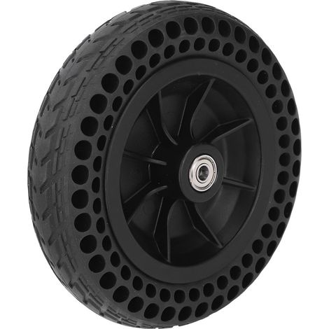 Roue pleine de 8 pouces en caoutchouc TPE antidérapant et silencieux, roulement de 75 kg, pneu de rechange (1/5)