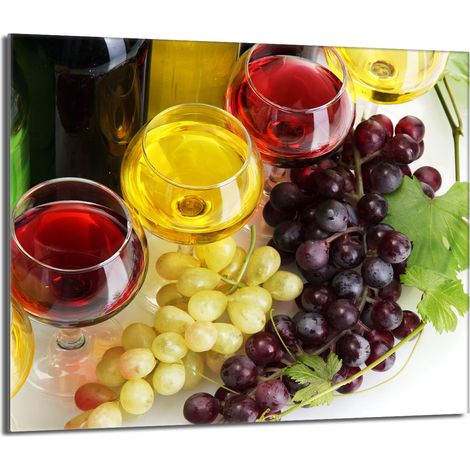 protège-plaque de cuisson en verre 60x52 Vin (1/5)