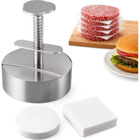 304 Acier Inoxydable Presse À Hamburge Steak Haché Presse À Burger Moule Steak Haché Presse Steak Haché Moule Steak Haché