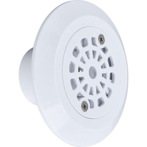 Siphon de Sol Blanc en Plastique for Piscine, bonde de Fond, Couvercle de vidange for Piscine, Spa, Source Chaude. (1/5)