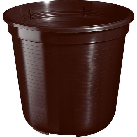 Geli Blumentopf STANDARD Braun Ø 40 cm - Kunststoff