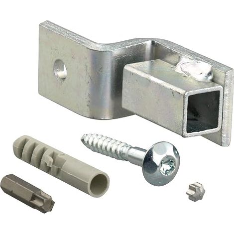 Fixing Kit for Window Grille on the Outer Wall Mounting Accessories for Window Grille Galvanised in Blue Set of 4 (1/3)