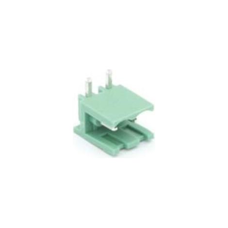 Bornier macho codo perforable - 2 polos (1/2)