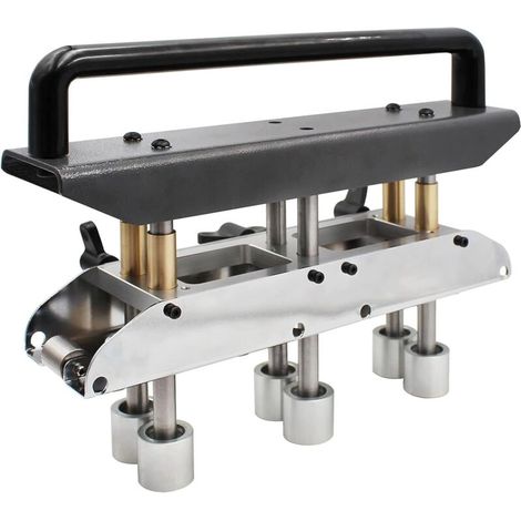 Blechbiegemaschine, 3-Stationen-Kantenbiegemaschine für Dachdeckungen, Winkelbiegewerkzeug 0-90 Grad 13-130 mm (1/5)