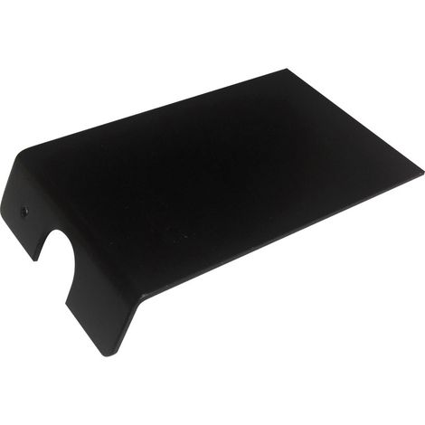 PORTAC PLAQUE DE FINITION BOITIER PORTAIL ALU NOIR 9005 (1/2)