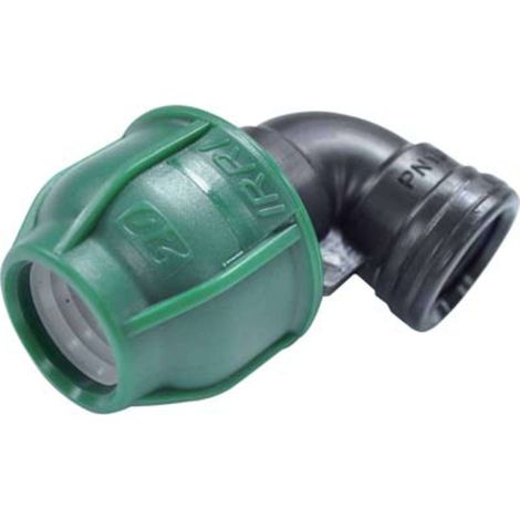GOMITO A COMPRESSIONE FILETTO FEMMINA PN10 - MM 16X3/4F - 10 pezzi