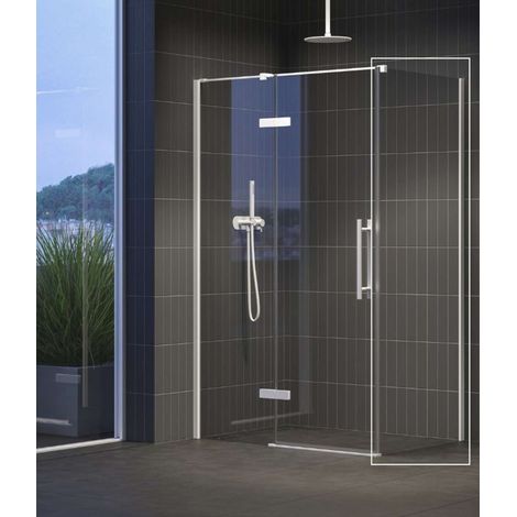 Ravak Cool - Paroi de douche, 90x195 cm, blanc mat/verre clair X9VV70E00Z1 (1/5)