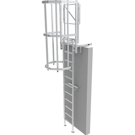 Scala a gabbia - Altezza raggiungibile da 1.70 a 2.00m - CS20CSPFBLIND-CVAP