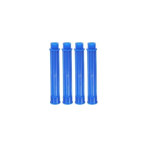 Ensemble de 4 Embouts de Calfeutrage Rallongés pour Petit Tube Buse d'Extension Réutilisable en Plastique Outil de Calfeutrage Multifonction pour Mastic Accessoire Précis pour (1/5)