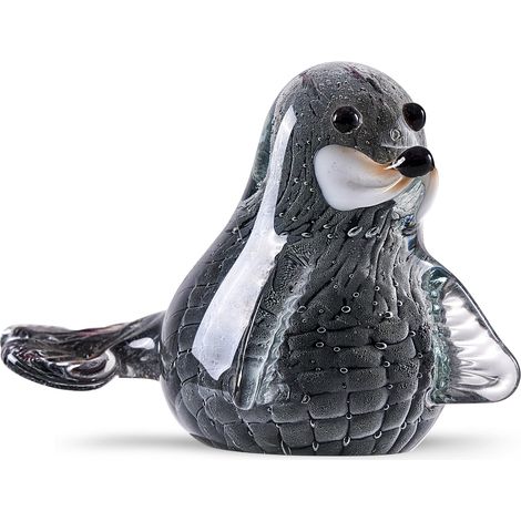 Figurine de Sceau en Verre soufflé à la Main, Animal Marin pour Aquarium, Collection d'animaux Marins pour Cadeau d'anniversaire, Presse-Papier en Verre (1/5)