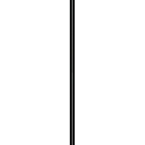 Set di aste in alluminio (2X1250 mm) LA CROISEE DS Nero RAL9005 B3 - DS7231-013