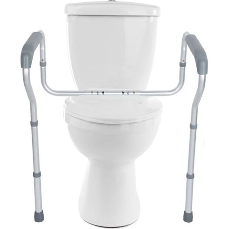 AIPERQ Grab Bar for the Elderly, Disabled, and Seniors - Bariatric Grab Bar - Adjustable Height, Padded Arms (1/4)