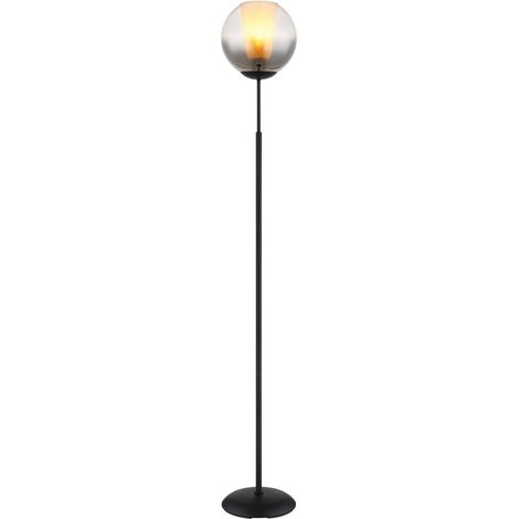 Globo - lampada da tavolo - BARRY - nero - vetro - Ø 25cm - E27 - (1/5)