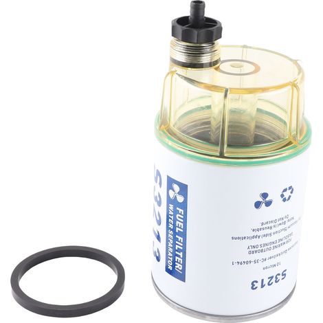 Kit separatore acqua/olio S3213 - Filtro carburante per motore fuoribordo - Nylon da 9,4 cm (1/5)