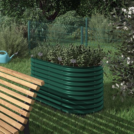 Letto rialzato , Verde, 160 x 80 cm, OK-Living
