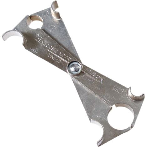 Performance Tool Ciseaux Outil de déconnexion de ligne de carburant (2 tailles différentes : 1,6 cm, 3/8", 1,9 cm, 1,5 cm, 1,2 cm, 3/8") (1/4)