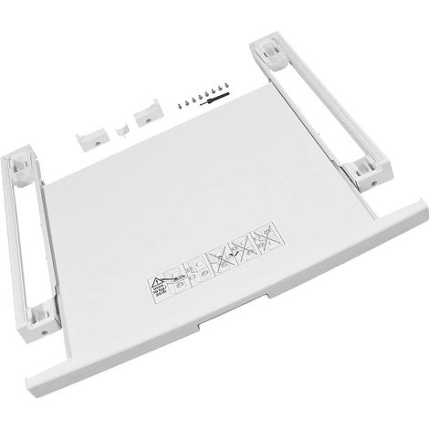 Bosch WTZ11400 Kit di Collegamento a Colonna Lavatrice e Asciugatrice con Ripiano Estraibile 60 cm colore Bianco