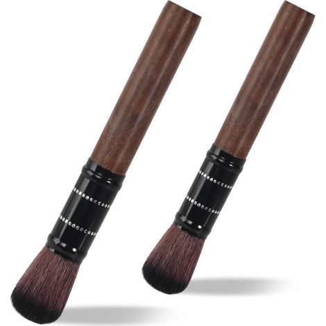 Brosse à Café 2 Pièces Brosse de Moulin à Café Brosse de Nettoyage pour Machine à Café avec Manche en ÉBèNe Outil de Café pour La Cuisine à Domicile Moulin à Café Machine à Expresso (1/5)