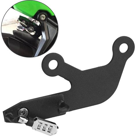 Antivol de casque sans clé pour moto, compatible avec KAWASAKI Z650/Ninja 650 (2017-2020), côté droit. (1/5)