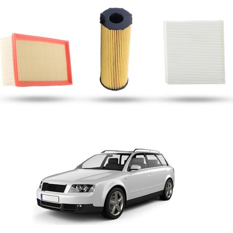 Kit Tagliando 3 filtri compatibile con Audi A4 (B6,B7) 2.7 tdi V6 120kw dal 2005 al 2008 (1/5)