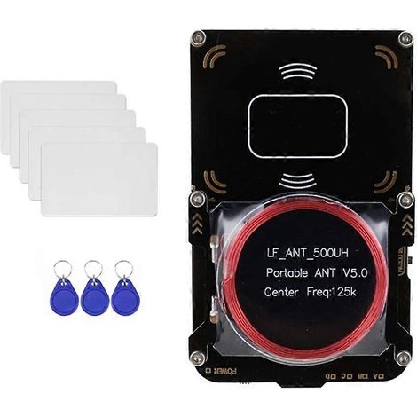 Lecteur de cartes RFID Proxmark3, graveur de clés IC/ID, duplicateur RFID, programmateur de puces NFC 5.0 + 5 cartes UID + 3 porte-clés (1/5)