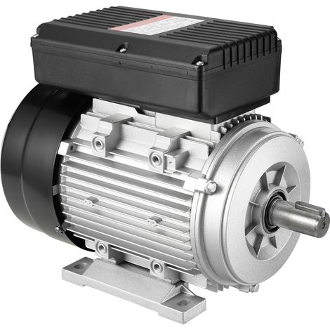 Mophorn Motore Elettrico 1,1KW 2800 Giri/min, AC 220240V 7,1A, 90S, Telaio B3,Motore Compressore deAria Monofase, Albero con Chiavetta 24mm, Rotazione CW/CCW Macchine Agricole e Attrezzature Generali (1/5)