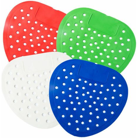 Lot de 12 tapis désodorisants pour urinoir 4 couleurs (1/5)