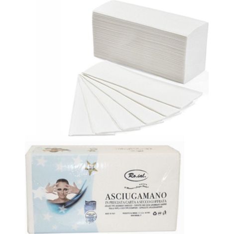 Trade Shop - 120 Toallas De Papel Secas Desechables Grabadas En Relieve Para Peluqueros Beauticians Spa -
