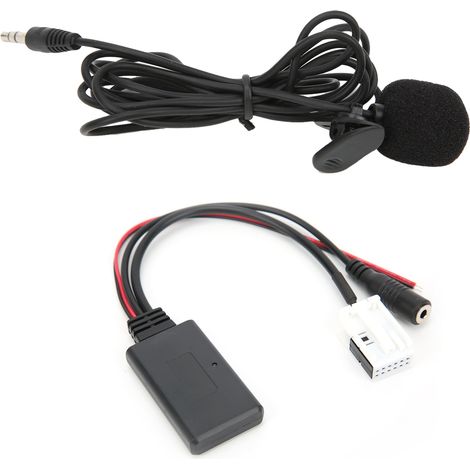 Adaptateur Bluetooth 5.0 kit mains-libres avec micro câble AUX pour Citroën Berlingo/Jumpy/C2/C5 (1/5)
