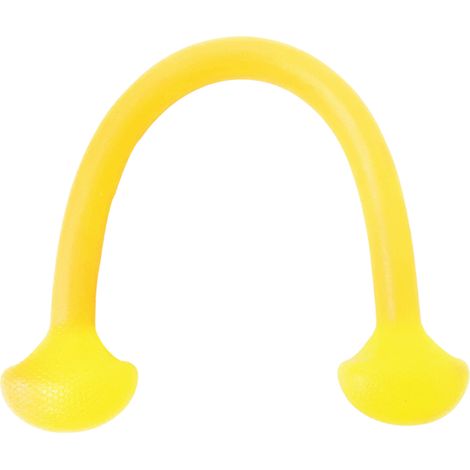 Corde de traction élastique en silicone un mot multifonction ajustable 10lbs résistance extensible jaune (1/5)