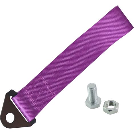 Corde de remorquage haute résistance pour véhicule, sangle de traction auto, accessoire de pare-chocs avant (1/5)
