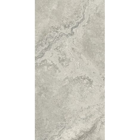 Grès Cérame Effet Marbre Travertino Soft Gris Mat 60X120 - ENSO141 (Ceramishop.fr) (1/5)